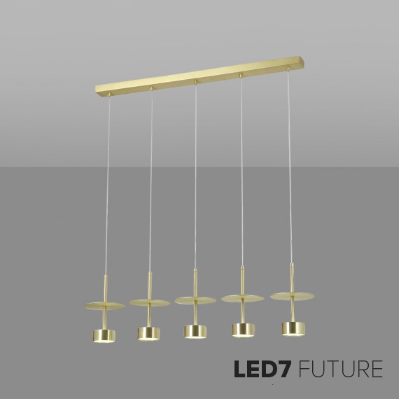 Loft Industry Modern - Brass Rain